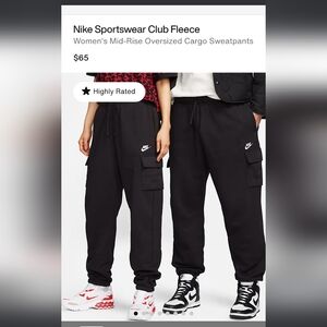 Nike Grey Cargo Sweatpants